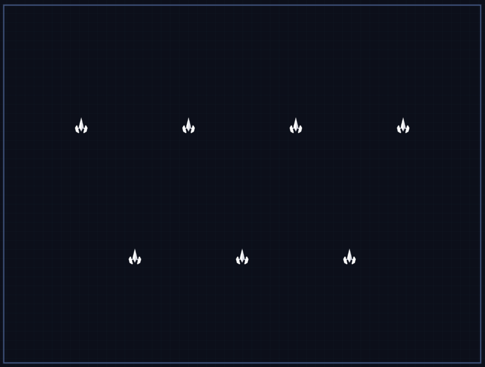 Ships lined up